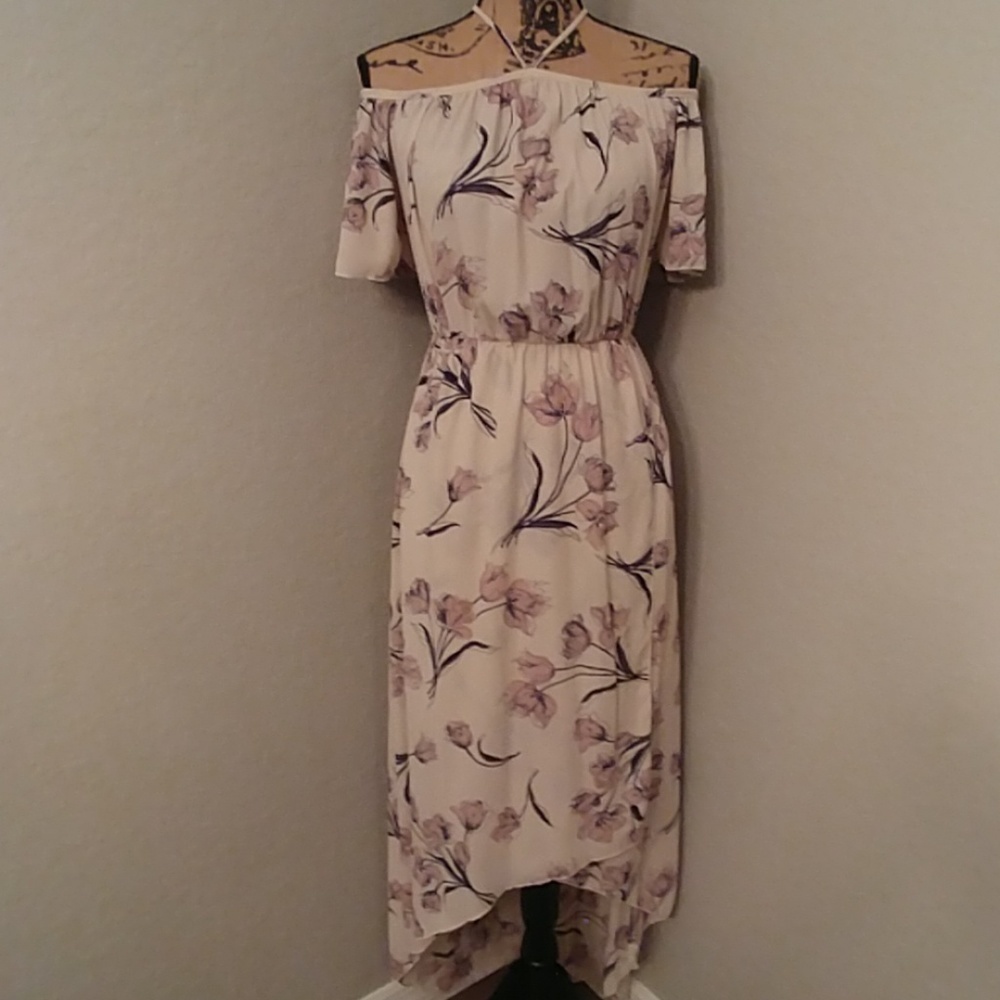 Last One! Floral high/low dress - Picture 5 of 8
